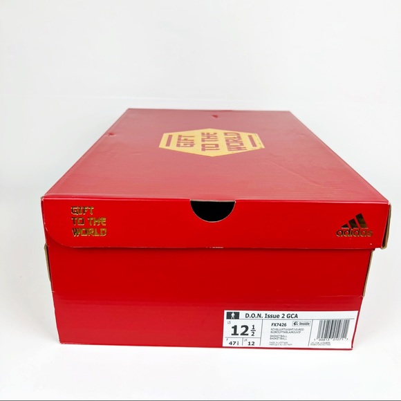 Adidas Mens D.O.N Issue 2 GCA Basketball Shoes Size 12.5 Blue White FX7426 - Picture 10 of 12